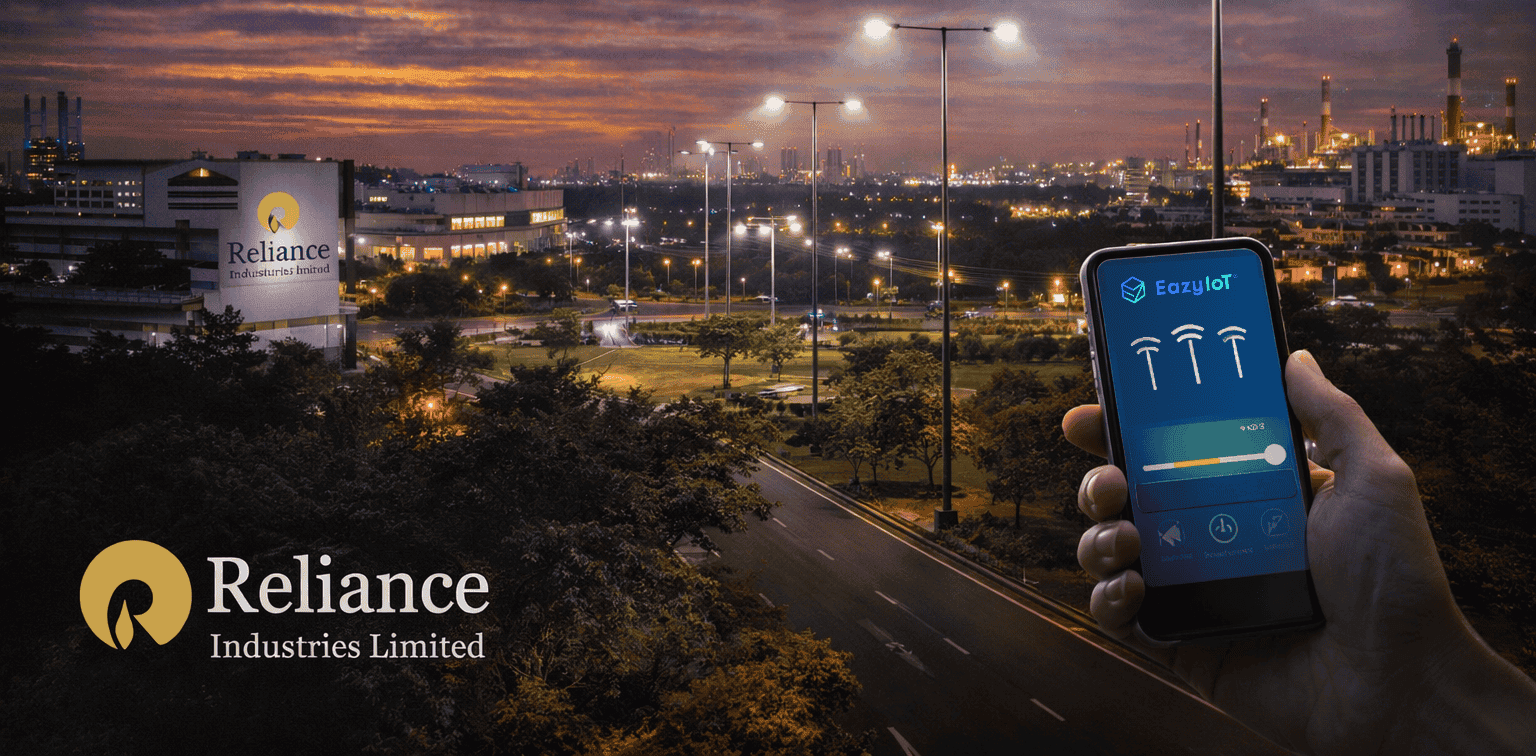 Taking Control of Outdoor Lights on Fingertips - Reliance Industries Limited
