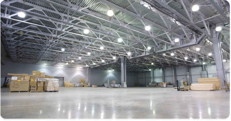 Smart lighting in industrial township