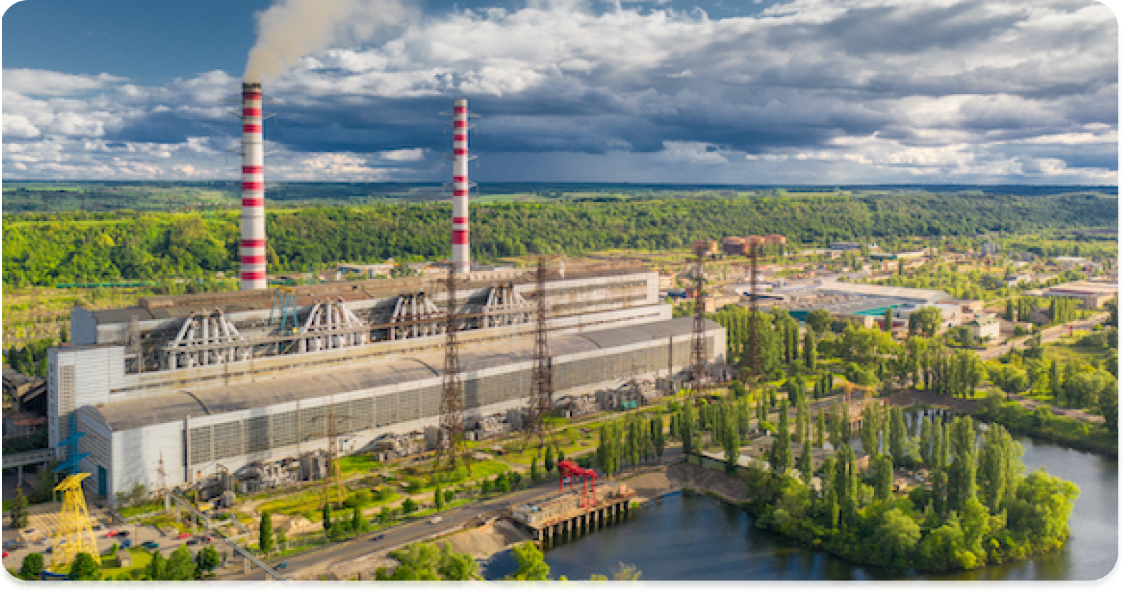 Industrial power plant